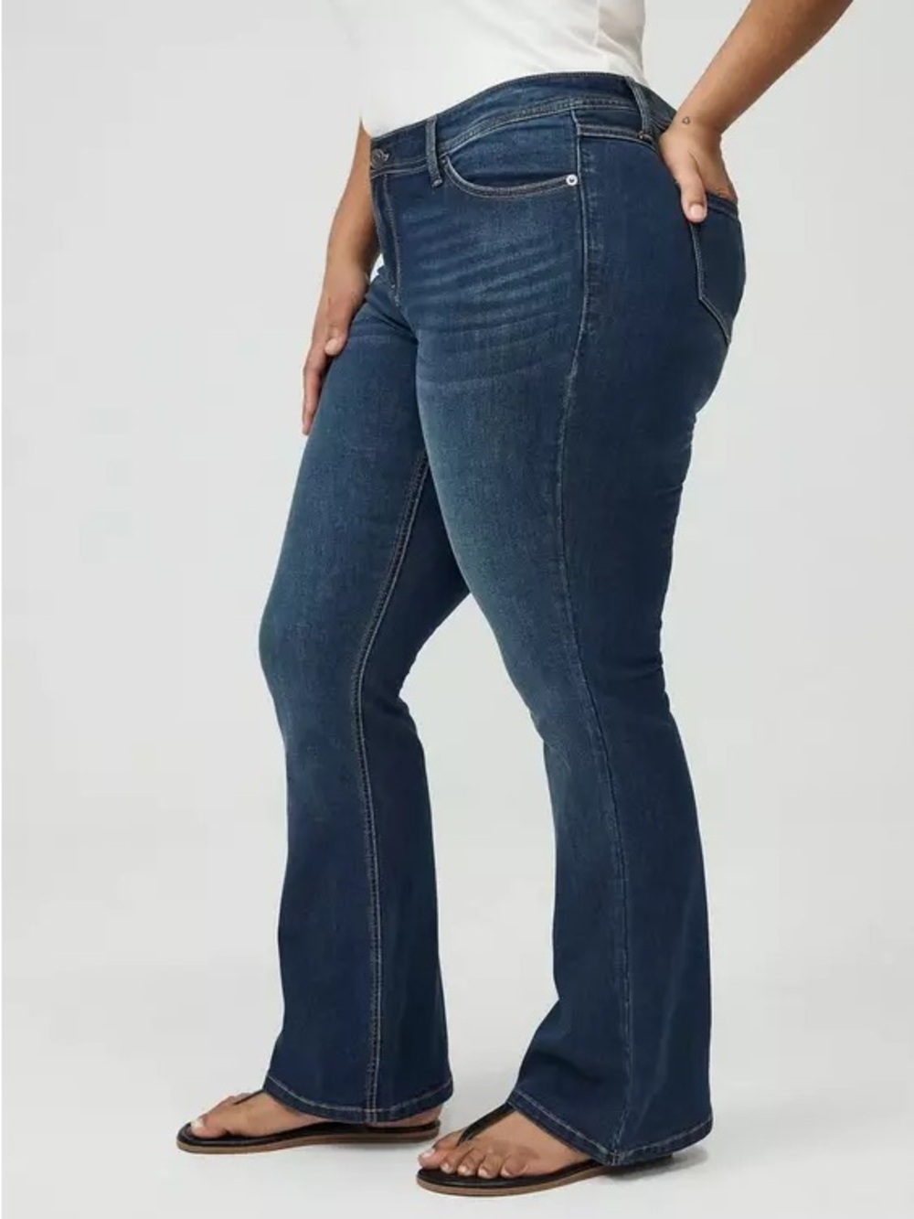 Torrid slim boot jean mid rise stretch - size 18